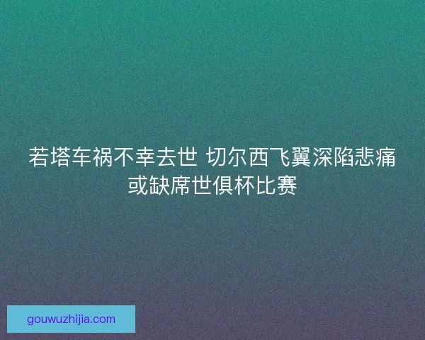 若塔车祸不幸去世 切尔西飞翼深陷悲痛或缺席世俱杯比赛